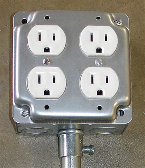 duplex electrical boxes|electrical box with outlet plugs.